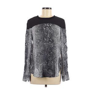 Rebecca Taylor snakeskin-print blouse